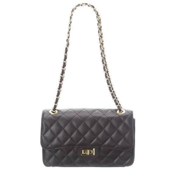 Italian Leather Bags Markese Leather Shoulder Bag Black Poshmark